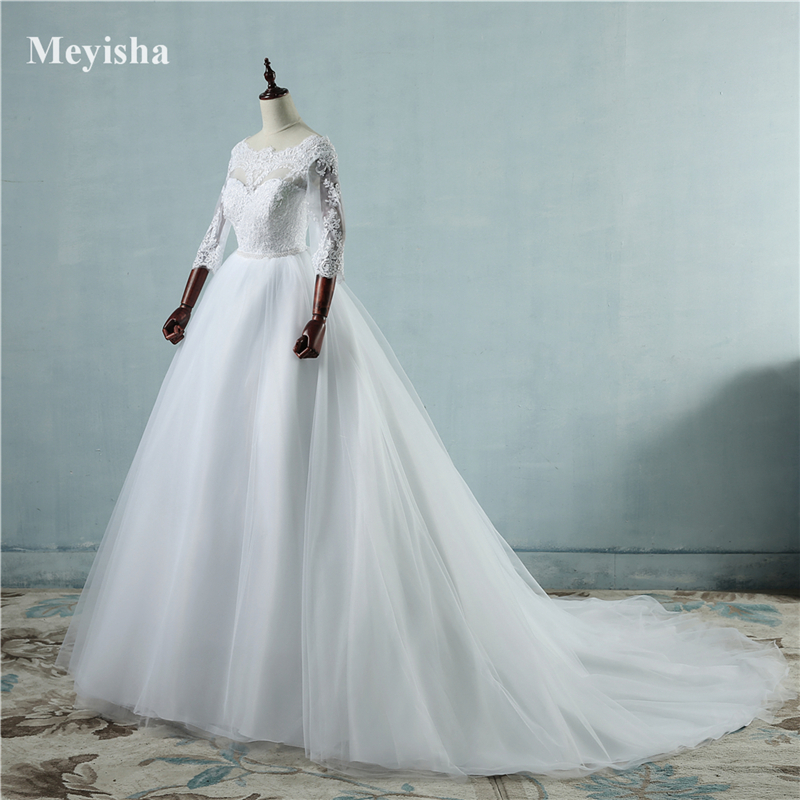 ZJ9091 Sexy Lace China Sweetheart Ball Prom Gowns Bridal Dress With Train High Quality Plus Size 16 18 20 22 24 26