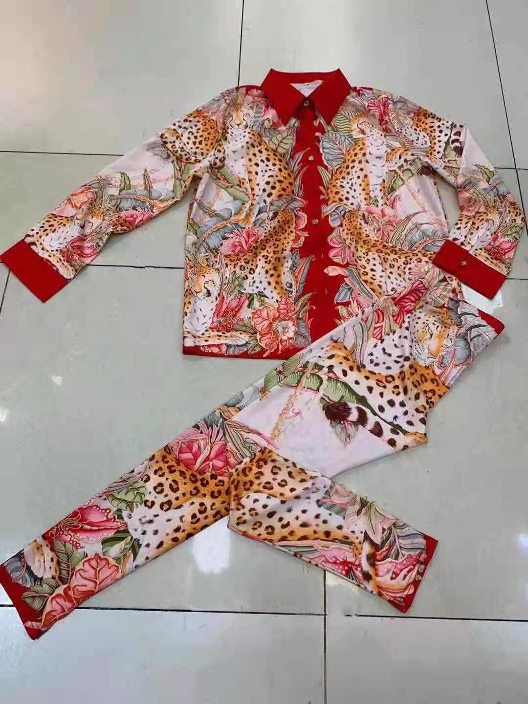 Printed blouse women spring and summer 2021 new bottom top fashion show thin top socialite temperament hot sales tide, Red
Printed blouse women spring and summer 2021 new bottom top fashion show thin top socialite temperament hot sales tide, Red