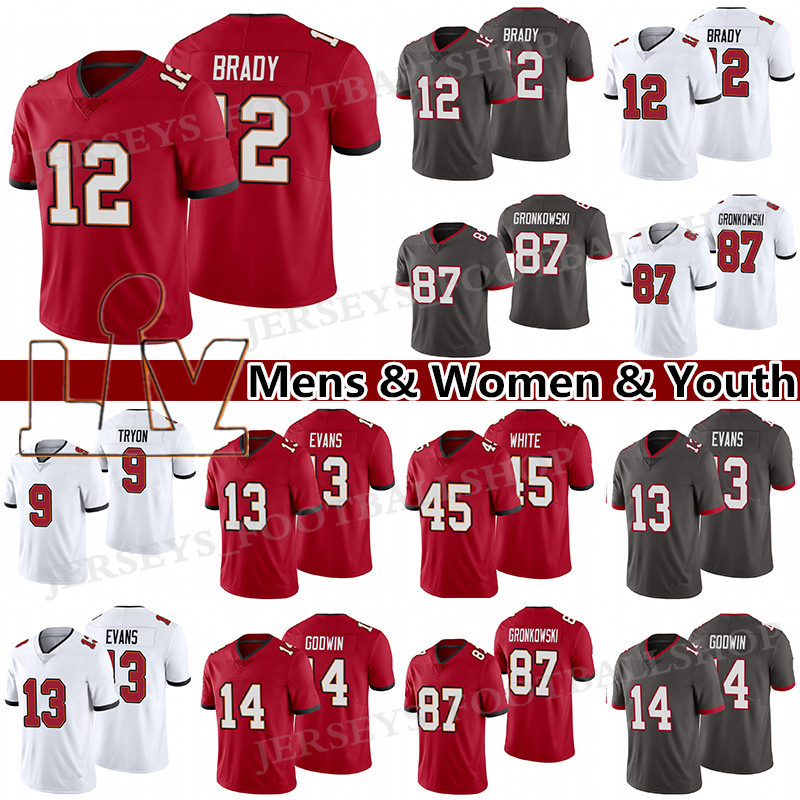 12 Tom Brady 87 Rob Gronkowski 14 Chris Godwin Jersey 13 Mike Evans 9 Joe Tryon Football 45 Devin White Mens women youth Jerseys, Patch+white mens
12 Tom Brady 87 Rob Gronkowski 14 Chris Godwin Jersey 13 Mike Evans 9 Joe Tryon Football 45 Devin White Mens women youth Jerseys, Patch+white mens