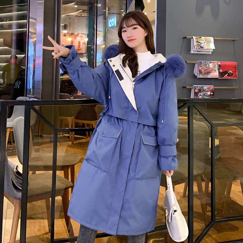 2021 New Winter X-long Jacket for Women Plus Size Slim Korean Style Thick Coat Ladies Cotton Padded Hooded with Fur Collar Women's Parkas P6, Black
2021 New Winter X-long Jacket for Women Plus Size Slim Korean Style Thick Coat Ladies Cotton Padded Hooded with Fur Collar Women's Parkas P6, Black