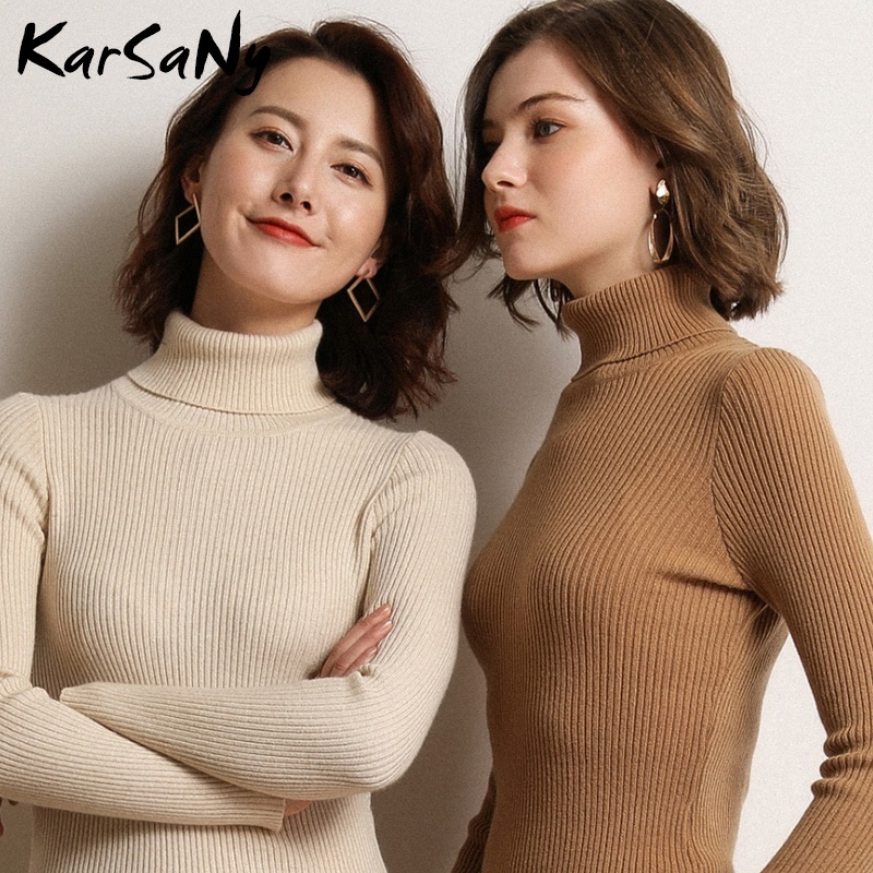 Women's Turtleneck Sweater Winter Warm Winter Clothes Women Knitted Pullover Women's Sweater Turtleneck Jumper Woman Sweaters 210218