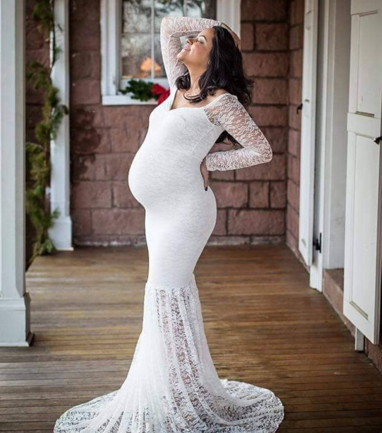 2021 New 3 Colors Pregnant Woman Party Female Baby Shower Maternity Long Lace Cocktail Lady Photo Shooting Costume Mzym, Blue
2021 New 3 Colors Pregnant Woman Party Female Baby Shower Maternity Long Lace Cocktail Lady Photo Shooting Costume Mzym, Blue
