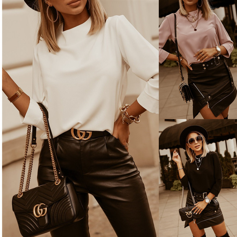 2021 New e Blusas Femininas Vintage Branco Preto Outono Manga Comprida Camisas Finas Elegante Colarinho Escritrio Senhora Tops Simplicidade, Black
2021 New e Blusas Femininas Vintage Branco Preto Outono Manga Comprida Camisas Finas Elegante Colarinho Escritrio Senhora Tops Simplicidade, Black