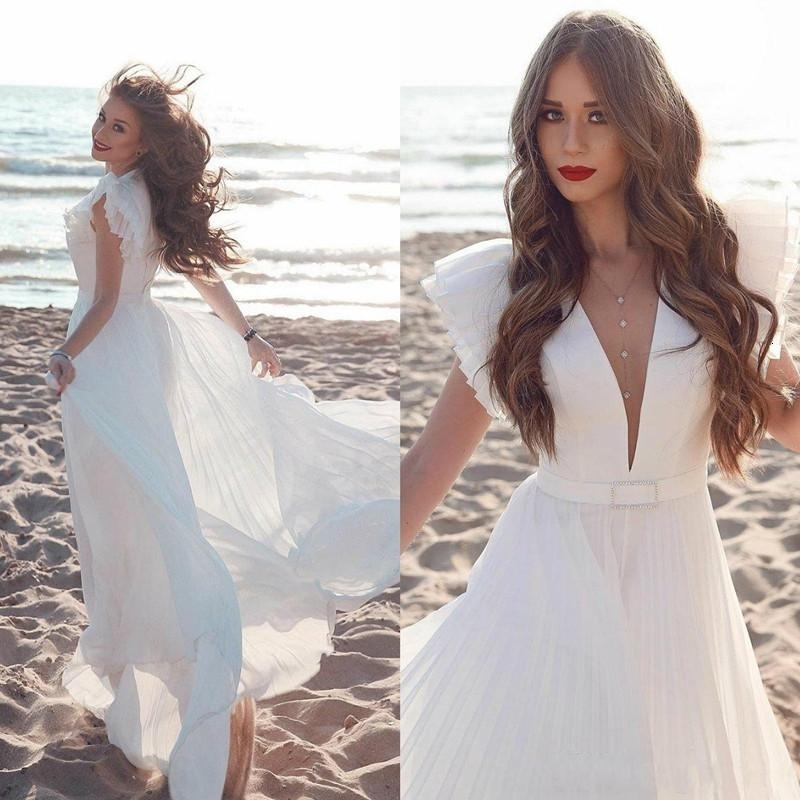 2021 New Beach Wedding Es Chic Boho Bohemian Cap Sleeve Bridal Gowns Plus Size Said Mhamad Middle East Pleats Custom Made Czuh, Red
2021 New Beach Wedding Es Chic Boho Bohemian Cap Sleeve Bridal Gowns Plus Size Said Mhamad Middle East Pleats Custom Made Czuh, Red