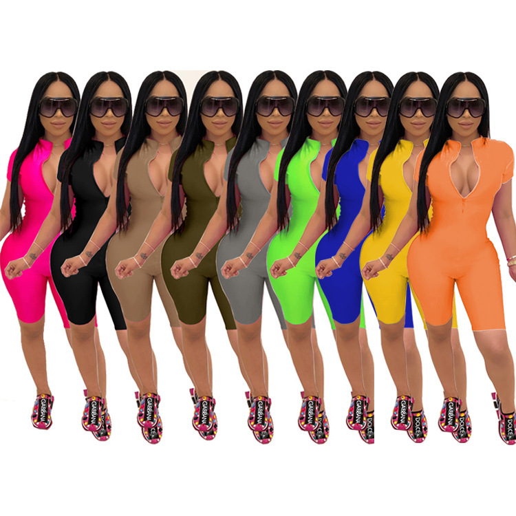 summer romper Women Designers Clothes 2021 fashion solid color sports slim one-piece pants jumpsuits amp rompers v-neck blue S-5XL, Bn7104 / 6 military green
summer romper Women Designers Clothes 2021 fashion solid color sports slim one-piece pants jumpsuits amp rompers v-neck blue S-5XL, Bn7104 / 6 military green
