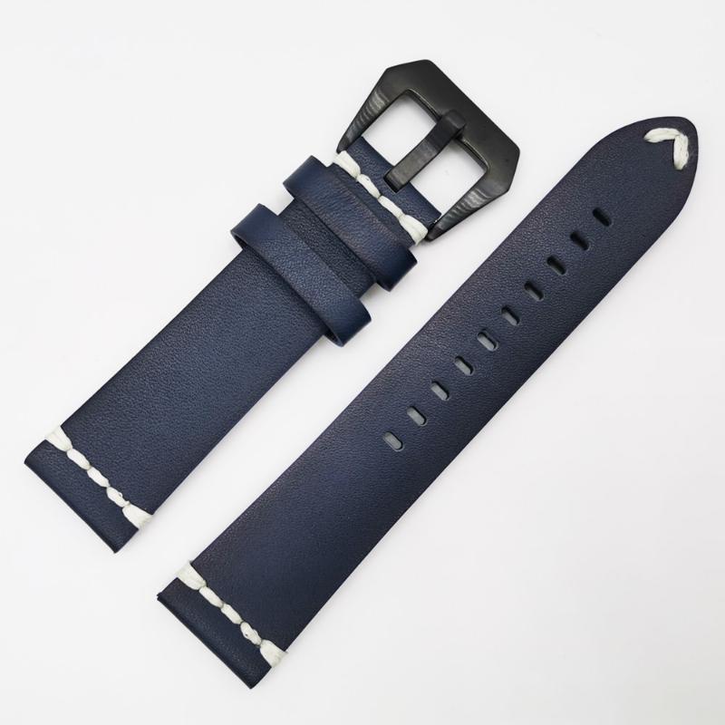 Watch Bands Genuine Cowhide Leather Watchband Belt 18 20 22 24mm Men Women Thick Handmade Retro Band Strap Blue Color Metal Buckles
Watch Bands Genuine Cowhide Leather Watchband Belt 18 20 22 24mm Men Women Thick Handmade Retro Band Strap Blue Color Metal Buckles