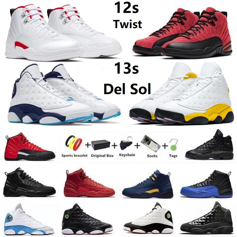 Jumpman Del Sol 13s Twist 12 mens basketball shoes Dark Powder Blue Gold Reverse 13 Universityame men Glitter Grey Cap Gown trainers sports sneakers With box 40-47, Color#1
Jumpman Del Sol 13s Twist 12 mens basketball shoes Dark Powder Blue Gold Reverse 13 Universityame men Glitter Grey Cap Gown trainers sports sneakers With box 40-47, Color#1