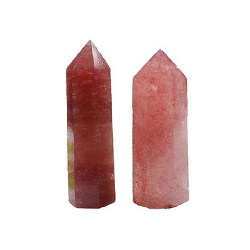 Natural strawberry crystals arts decoration Ornament Mineral Healing wands Reiki Ability quartz pillars Crystal Point
Natural strawberry crystals arts decoration Ornament Mineral Healing wands Reiki Ability quartz pillars Crystal Point