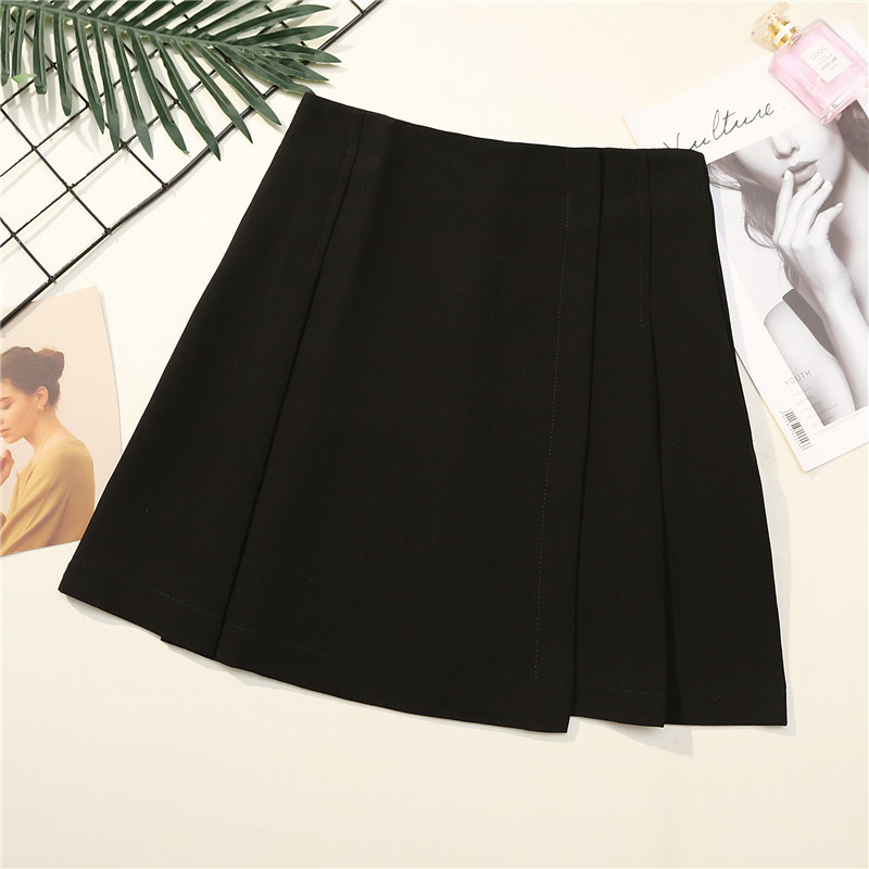 Irregular High Waist Skirt Women Korean-Style Fashion Short Sexy Mini Skirt Jupe Femme Spring Summer Skirts Womens Faldas C5472 210306