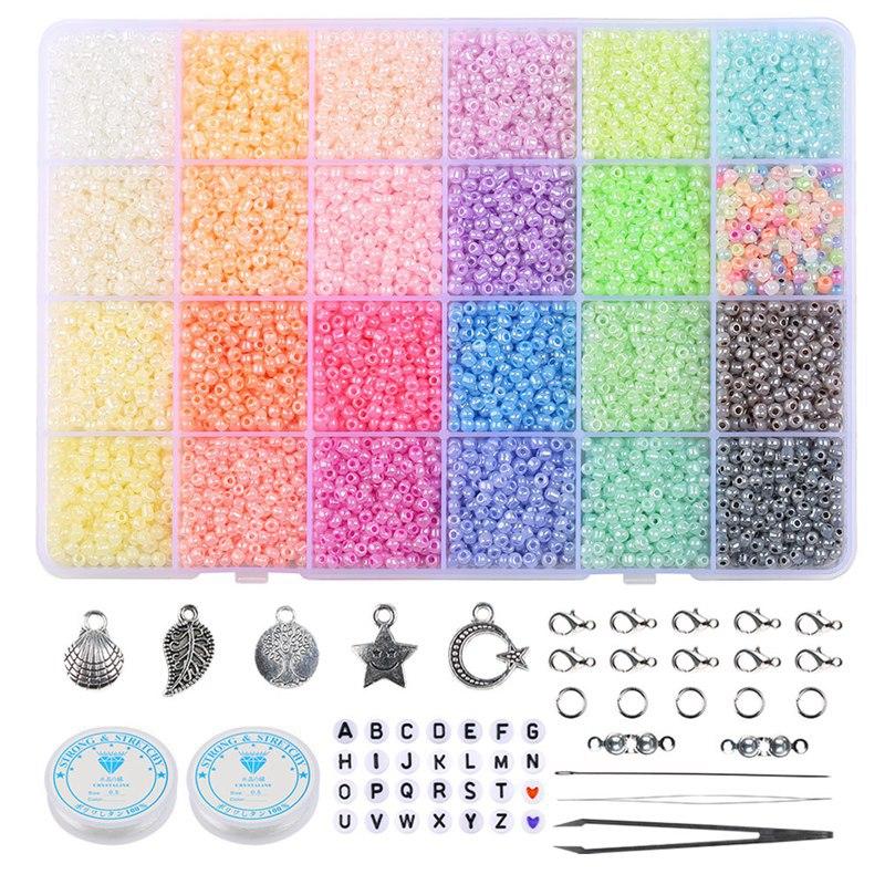 Other 3mm Japanese Glass Seed Beads Set Letter Spacer For Jewelri Making Diy Bracelet Rings Jewelry Accessories Kit With Tools
Other 3mm Japanese Glass Seed Beads Set Letter Spacer For Jewelri Making Diy Bracelet Rings Jewelry Accessories Kit With Tools