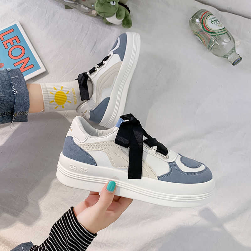 Flats Woman Sneakers Female Vulcanized Shoes Lace Up Women's Shoes Ladies Casual Breathable Woman Comfort Walking Shoes Y0907