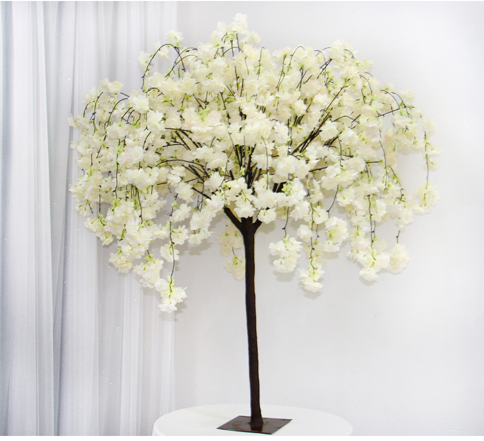 New Artificial Flower Cherry Blossom Wishing Tree Christmas Decor Wedding Table Centerpiece el Store Home Display Cherry Tree3380393
