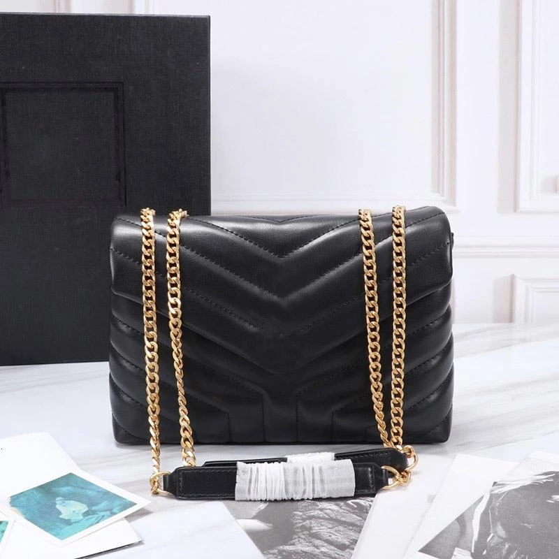 Designer Bag Handbags Luxury Real Leather Large Crossbody Chain Flap Shoulder Bags LOULOU High Quality Tote Purse, Black-black chain
Designer Bag Handbags Luxury Real Leather Large Crossbody Chain Flap Shoulder Bags LOULOU High Quality Tote Purse, Black-black chain