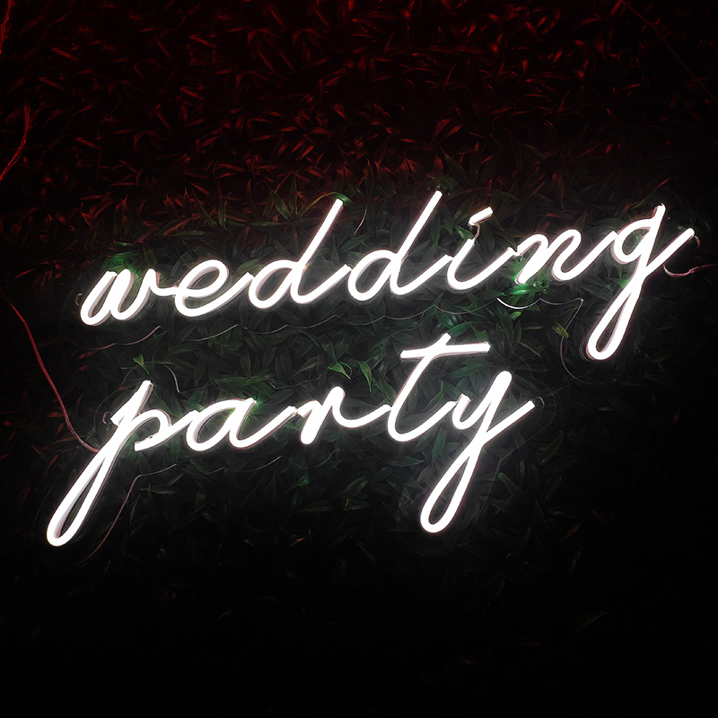 "wedding Party " word sign fifth color customized beautaful decoration wall Home Bar Public neon led light 12V Super Bright
"wedding Party " word sign fifth color customized beautaful decoration wall Home Bar Public neon led light 12V Super Bright