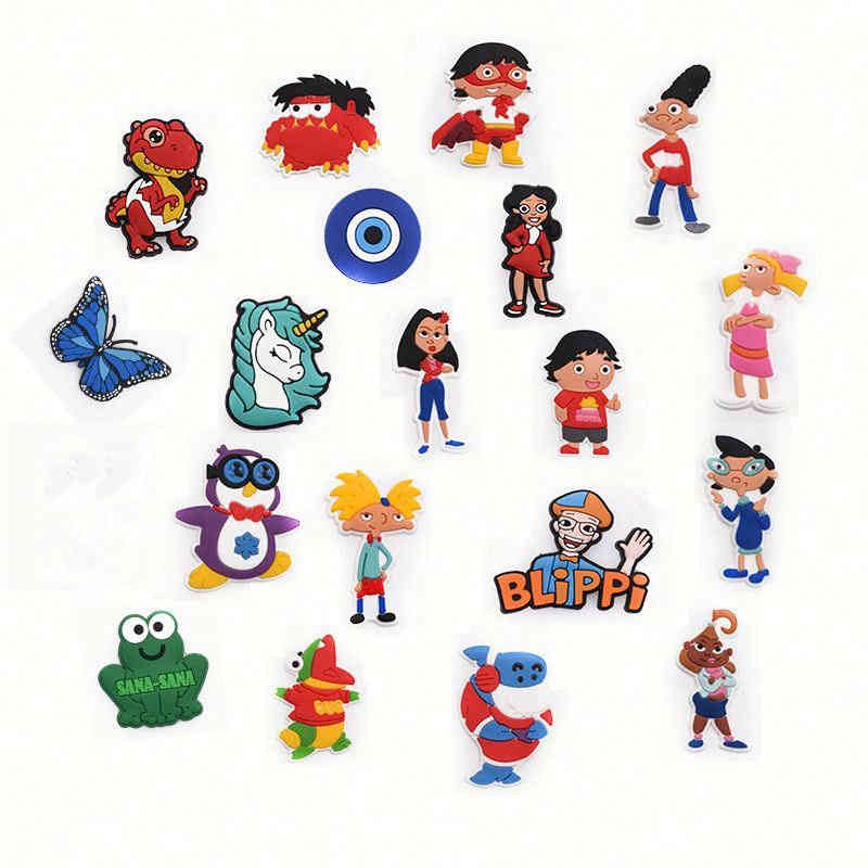 Croc Cartoon Shoes Accessories Custom Soft PVC Rubber Charms Shoe Jibz Clump For Children Gifts 0724, White;pink
Croc Cartoon Shoes Accessories Custom Soft PVC Rubber Charms Shoe Jibz Clump For Children Gifts 0724, White;pink