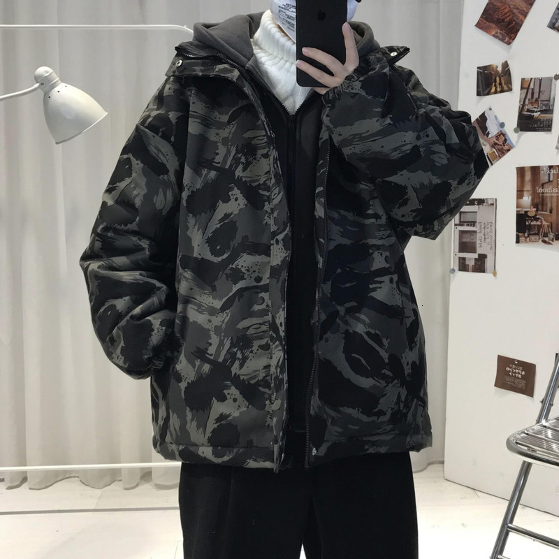 2021 New Winter Thick Camouflage Jacket Men's Warm Fashion Casual Hooded Parka Men Streetwear Short Coat Mens Clothes W0l4, Color fan
2021 New Winter Thick Camouflage Jacket Men's Warm Fashion Casual Hooded Parka Men Streetwear Short Coat Mens Clothes W0l4, Color fan