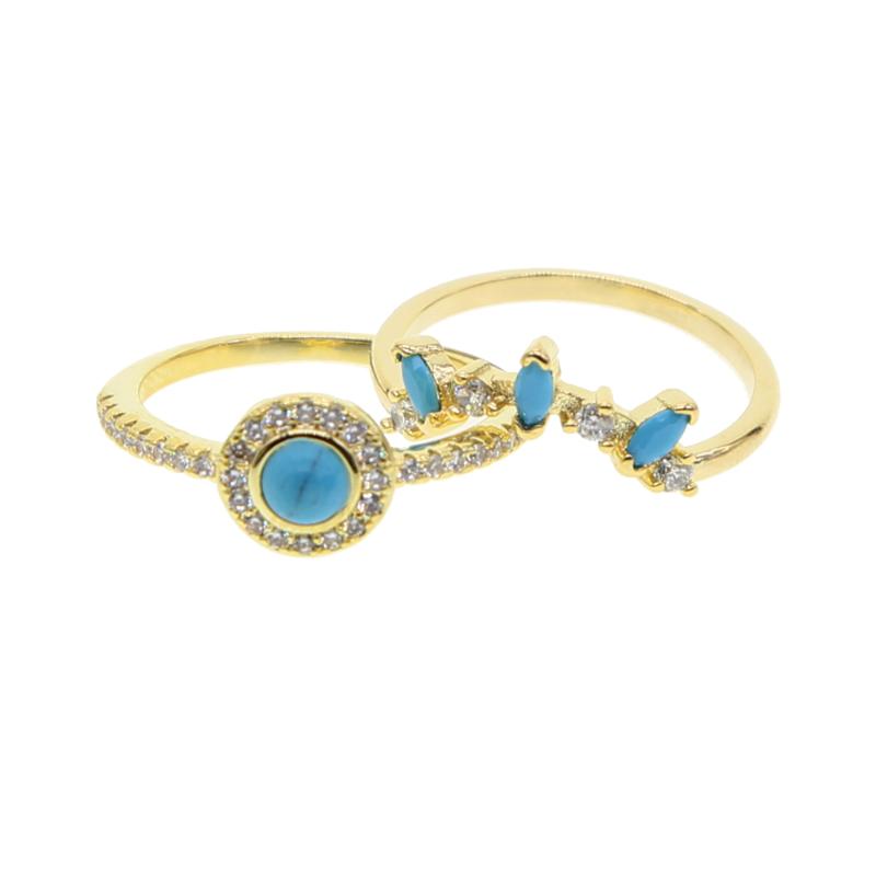 Wedding Rings 2pcs/Set Unique Ring Set Elegant Cz Style Gold Color Knuckle Blue For Women Midi Finger Delicate
Wedding Rings 2pcs/Set Unique Ring Set Elegant Cz Style Gold Color Knuckle Blue For Women Midi Finger Delicate