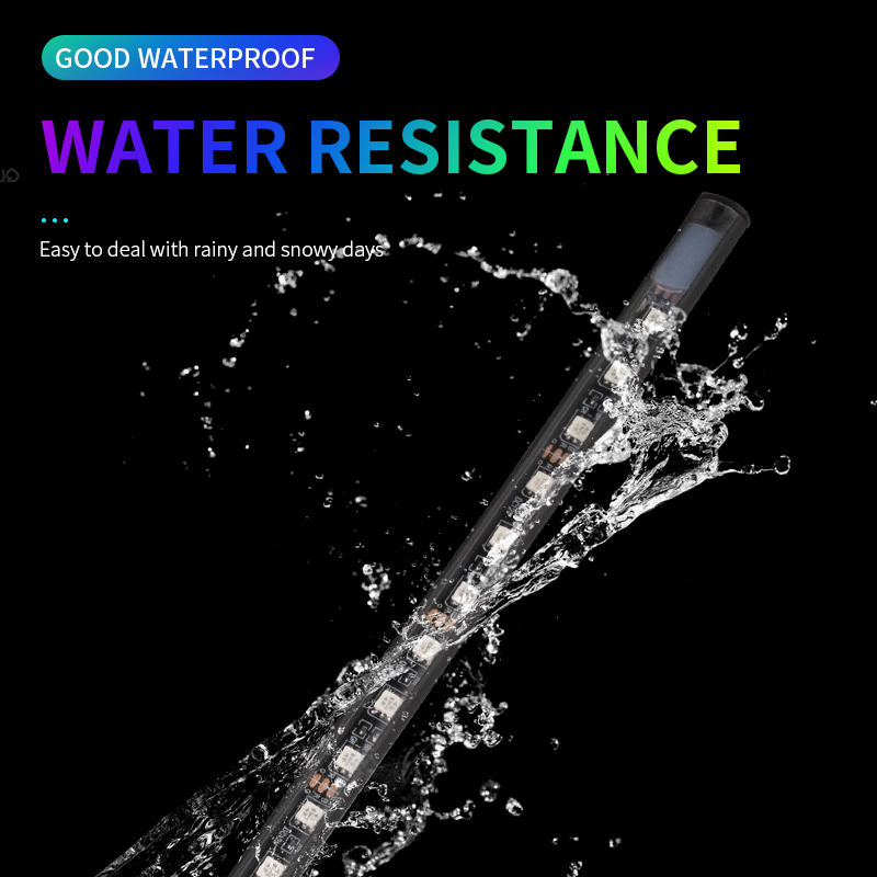 Car Underglow LED Light Strip Remote /APP RGB Waterproof Neon Underbody Ambient Lights Backlight Decorative Atmosphere Lamp 12V