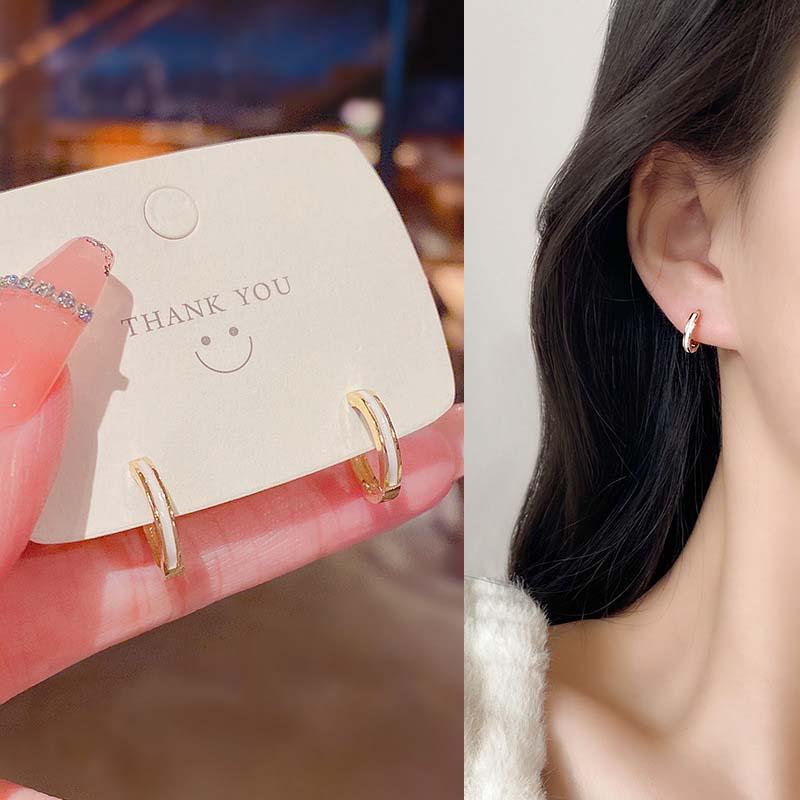 Hoop & Huggie Trendy Circle Round Earrings For Women Fashion Metal Gold Plated Silver Needle Earring Girls Wedding Party Jewelry Gift
Hoop & Huggie Trendy Circle Round Earrings For Women Fashion Metal Gold Plated Silver Needle Earring Girls Wedding Party Jewelry Gift