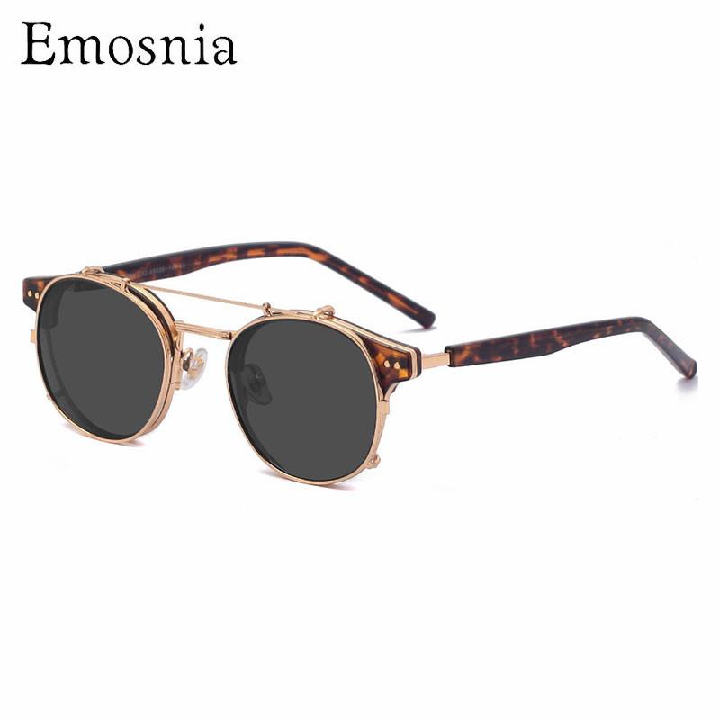 Sunglasses 2021 Polarized Men Women Clip On Vintage Punk Sun Glasses Detachable Monochrome Lenses Round Eyeglasses
Sunglasses 2021 Polarized Men Women Clip On Vintage Punk Sun Glasses Detachable Monochrome Lenses Round Eyeglasses