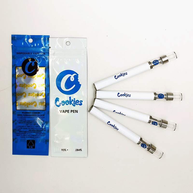 Cookies Disposable Vape Pen Packaging 0.5ml Empty Vape Cartridges Glass Tips Atomizers 280mAh Battery E Cigarettes Starter Kits Vaporizers 
Cookies Disposable Vape Pen Packaging 0.5ml Empty Vape Cartridges Glass Tips Atomizers 280mAh Battery E Cigarettes Starter Kits Vaporizers