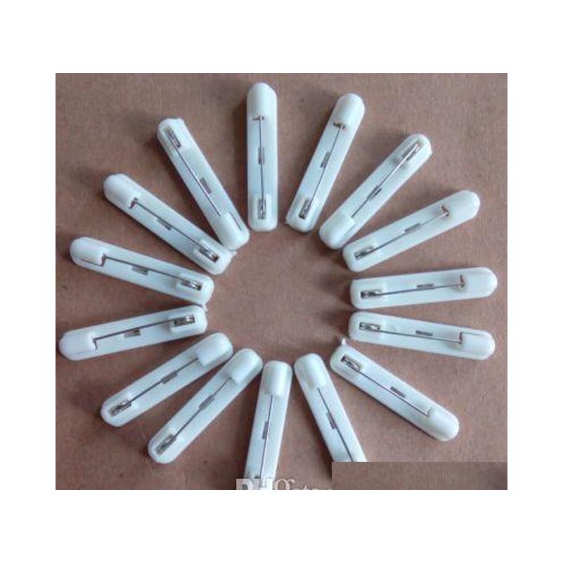 1000 Pcs Pure White Plastic Bar Safety Pin Id Badge Crafting Back Suit For jllZbw home003
1000 Pcs Pure White Plastic Bar Safety Pin Id Badge Crafting Back Suit For jllZbw home003