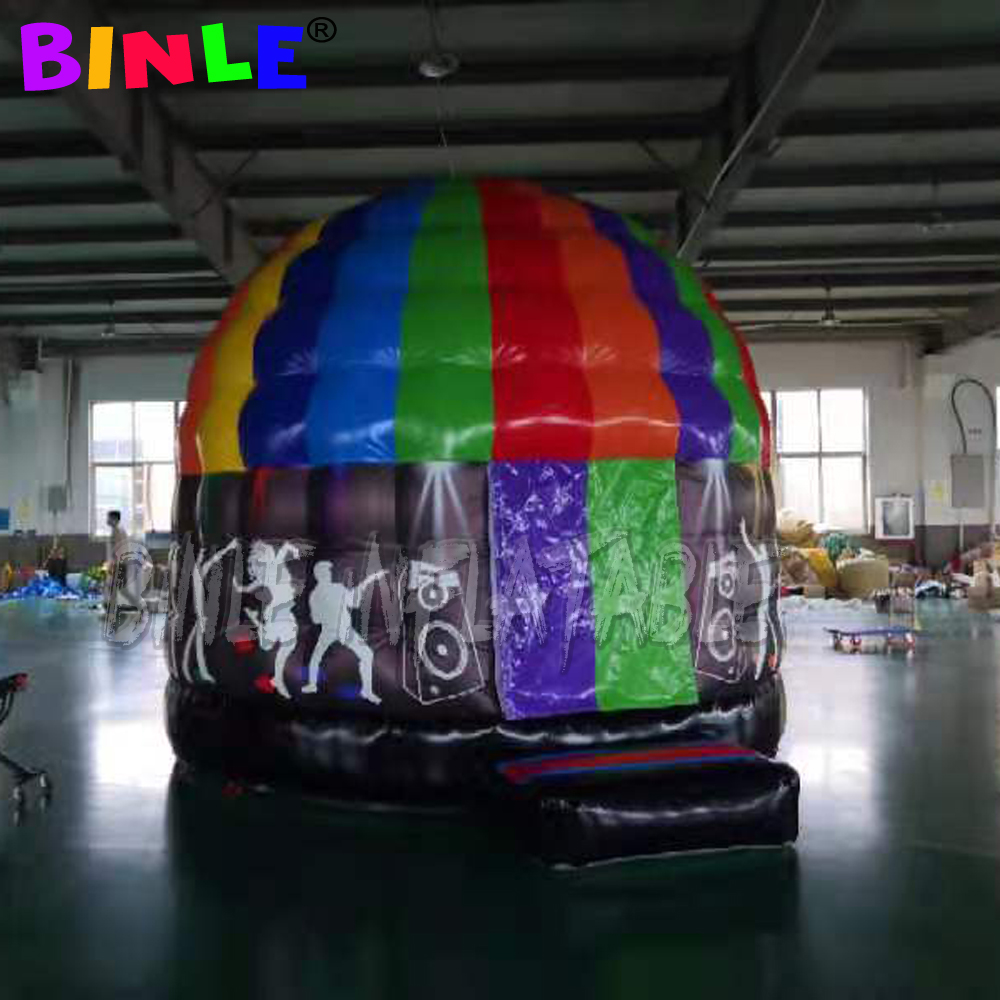New Inflatable Disco Bouncer Music Discos House Castle dance dome tent for sale