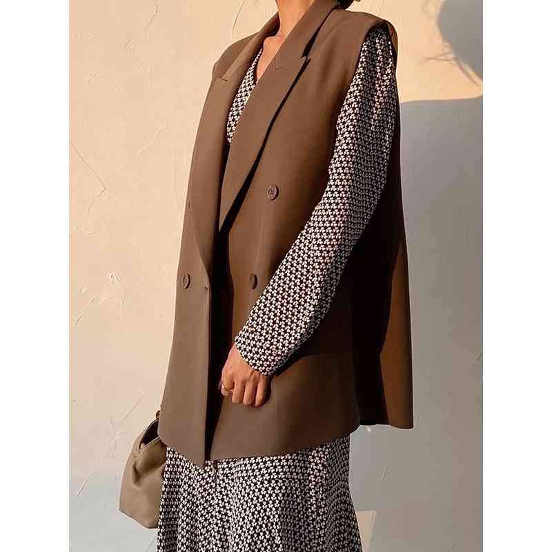 Chiffon All-match Vest Coats for Women Korean Style Plus Size Sleeveless Blazers Elegant Office Lady Female Tops Spring 210525, Blue
Chiffon All-match Vest Coats for Women Korean Style Plus Size Sleeveless Blazers Elegant Office Lady Female Tops Spring 210525, Blue