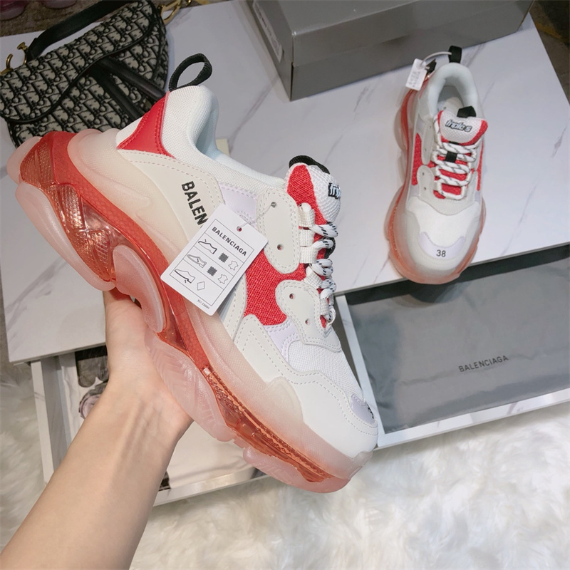 Paris Casual Shoes Triple S Clear Sole Trainers Dad Shoe Platform Sneaker Black Fushia White ddtyjgo Mens Womens Soft Cushion Runners Chauss
Paris Casual Shoes Triple S Clear Sole Trainers Dad Shoe Platform Sneaker Black Fushia White ddtyjgo Mens Womens Soft Cushion Runners Chauss