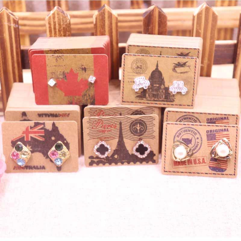 Gift Wrap 5*3.5cm Vintage Kraft Stud Earring Display Tag Card UK/USA/CA/FRANCE Country Signal Paper Cards100pcs
Gift Wrap 5*3.5cm Vintage Kraft Stud Earring Display Tag Card UK/USA/CA/FRANCE Country Signal Paper Cards100pcs