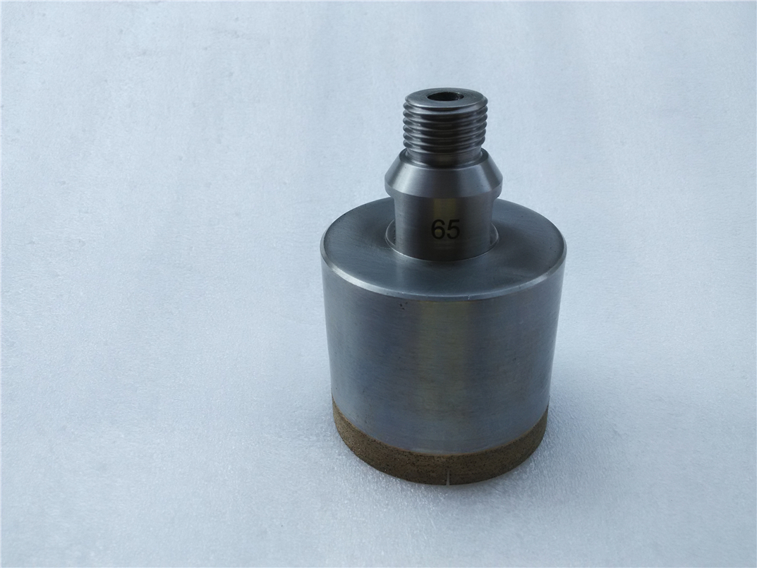 RZZ 30-60mm L75mm Power Tool Drill Bit G1/2'' Sintered Diamond Drilling Thread for Glass