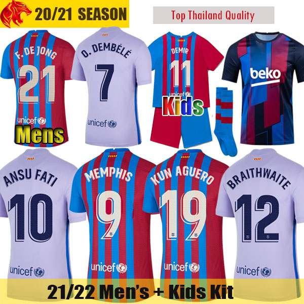 21 22 FC Barcelona Soccer Jerseys ANSU FATI 2021 2022 MEMPHIS Barca F.DE JONG KUN AGUERO BRAITHWAITE ERIC DEMIR Football Shirt DEMBELE Mens Jersey Kids Kit, Kids 2122 away
21 22 FC Barcelona Soccer Jerseys ANSU FATI 2021 2022 MEMPHIS Barca F.DE JONG KUN AGUERO BRAITHWAITE ERIC DEMIR Football Shirt DEMBELE Mens Jersey Kids Kit, Kids 2122 away