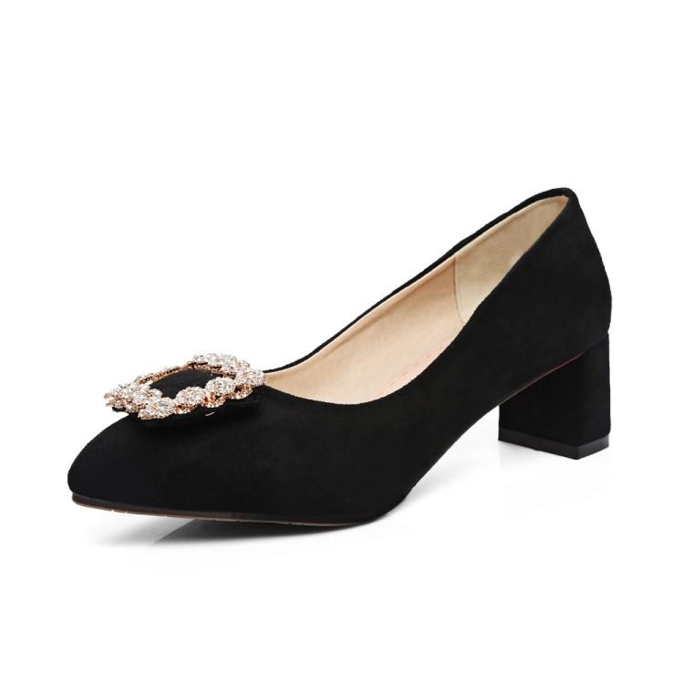 Dress Shoes Big Size Single With Sharp Toe And Shallow Mouth Buckle Ladies High Heels Women Woman Pumps, Black
Dress Shoes Big Size Single With Sharp Toe And Shallow Mouth Buckle Ladies High Heels Women Woman Pumps, Black