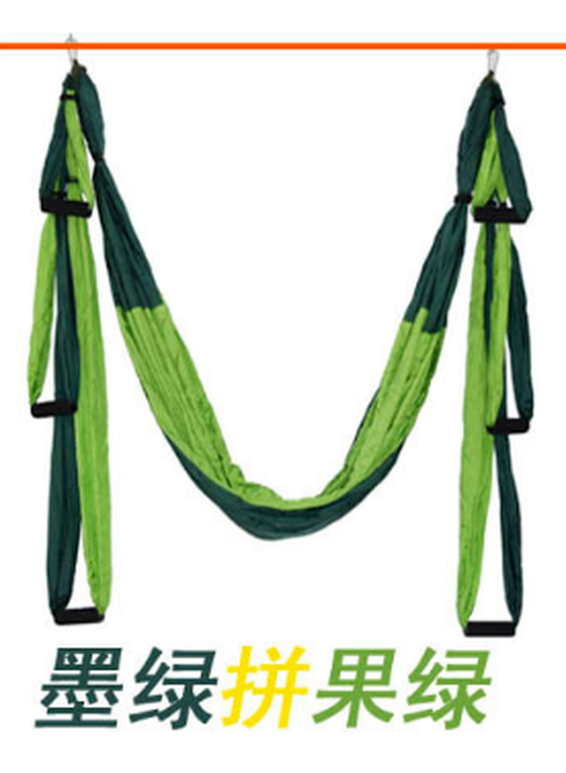 handle Anti-Gravity yoga 6 hammock fabric Yoga Flying Swing Traction Device Yoga hammock set Equipment for Pilates body shaping