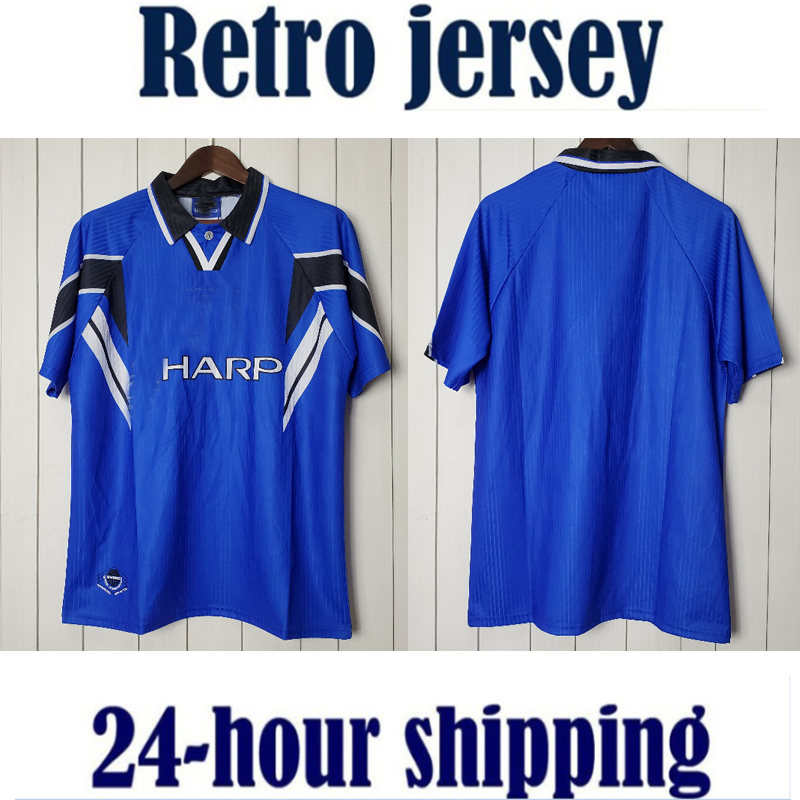 1996 1998 Manchester Away 9698 Retro MAN UTD United Football Jersey size S-2XL, Black;yellow
1996 1998 Manchester Away 9698 Retro MAN UTD United Football Jersey size S-2XL, Black;yellow