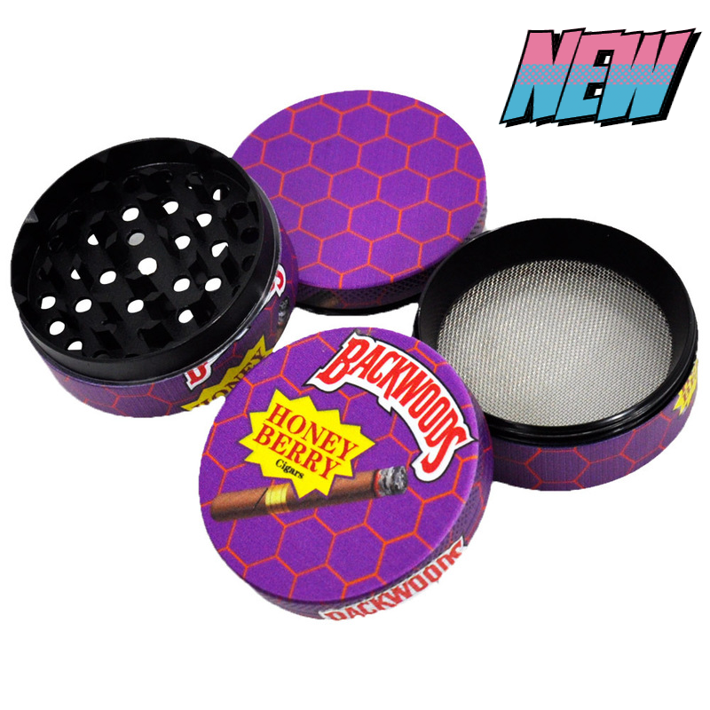 Smoking Accessories Herb Grinder 40mm 50mm 56mm 63mm All-inclusive Backwoods Cigar Color Printing Metal Smoke Grinder Zinc 4-layer for Tobacco
Smoking Accessories Herb Grinder 40mm 50mm 56mm 63mm All-inclusive Backwoods Cigar Color Printing Metal Smoke Grinder Zinc 4-layer for Tobacco
