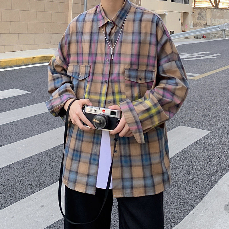 2021 New Spring Cotton Gradient Men's Fashion Hit Color Casual Shirt Men Streetwear Korean Loose Oversize Long Sleeve Shirts Mens 7v19, Black
2021 New Spring Cotton Gradient Men's Fashion Hit Color Casual Shirt Men Streetwear Korean Loose Oversize Long Sleeve Shirts Mens 7v19, Black