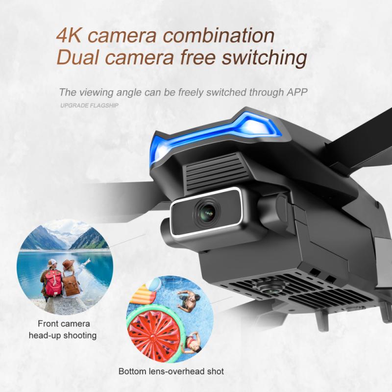 2021 New S89 pro 4k HD Dual Camera 1080P WiFi Drone Visual Positioning Dron Height Preservation Rc Quadcopter Drone