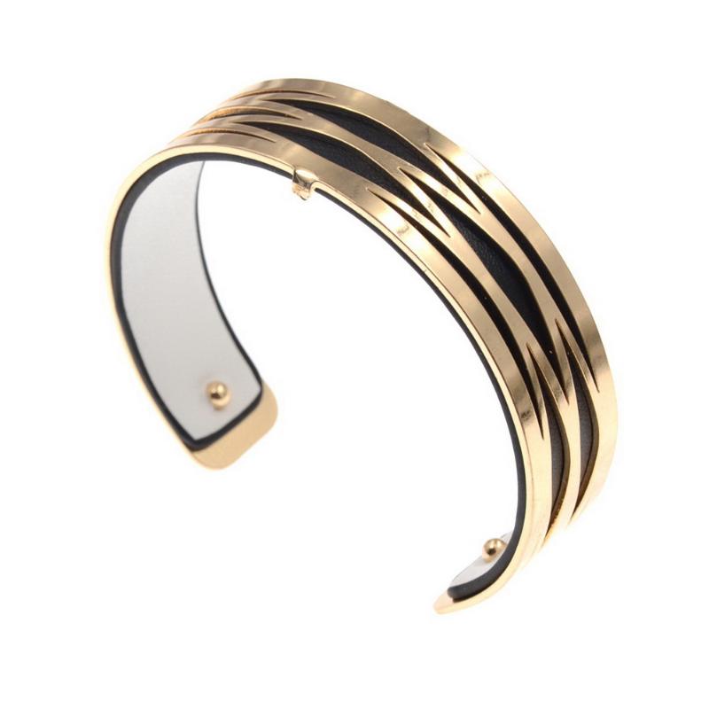 Bangle 0.5inch Width KC Gold Reversible Leather Insert Mood Female Cuff Bracelets Women's Bijoux Interchangeable Colourful Open
Bangle 0.5inch Width KC Gold Reversible Leather Insert Mood Female Cuff Bracelets Women's Bijoux Interchangeable Colourful Open