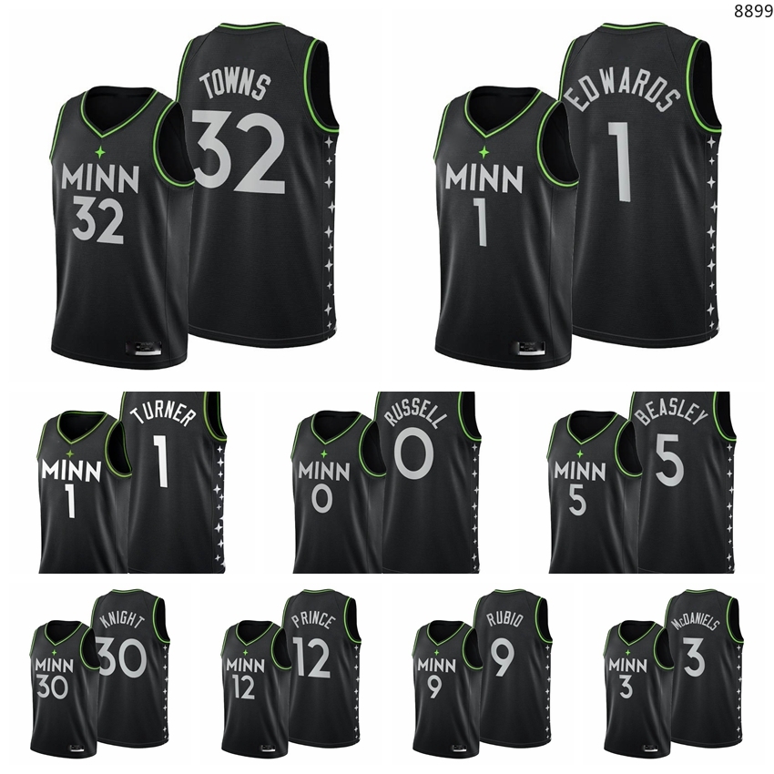 MinnesotaTimberwolvesMen Karl-Anthony Towns Anthony Edwards Malik Beasley D'Angelo Russell Evan Turner 2021-22 Black City Basketball Jersey Size S-3XL
MinnesotaTimberwolvesMen Karl-Anthony Towns Anthony Edwards Malik Beasley D'Angelo Russell Evan Turner 2021-22 Black City Basketball Jersey Size S-3XL