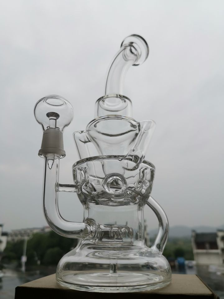Clear Glass Bong Fab Egg Water Pipes Skull Beaker Dab Rig Bong Glass Recycler Oil Rig 14.5MM Joint
Clear Glass Bong Fab Egg Water Pipes Skull Beaker Dab Rig Bong Glass Recycler Oil Rig 14.5MM Joint
