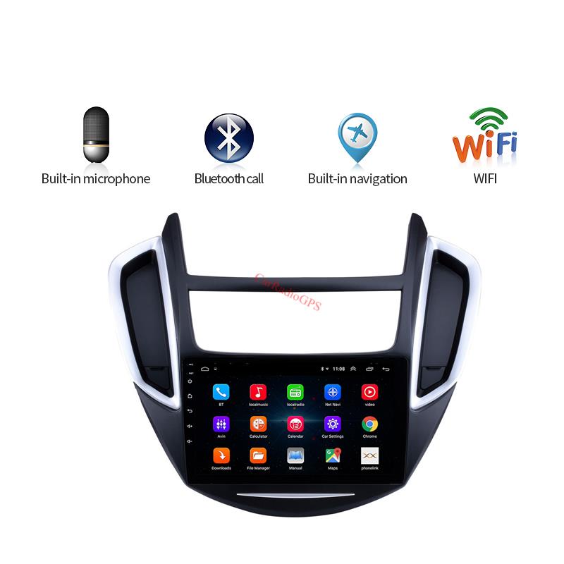 Android 10 car dvd GPS Navigation Radio Player for Chevy Chevrolet Trax 2014-2016 support Steering Wheel Control 9 inch HD Touchscreen