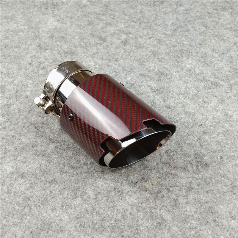 Motorcycle Exhaust System Red Carbon Single Noble Style Nozzles Muffler Tips For 99% Unversla Car Model Tuning Systerm
Motorcycle Exhaust System Red Carbon Single Noble Style Nozzles Muffler Tips For 99% Unversla Car Model Tuning Systerm