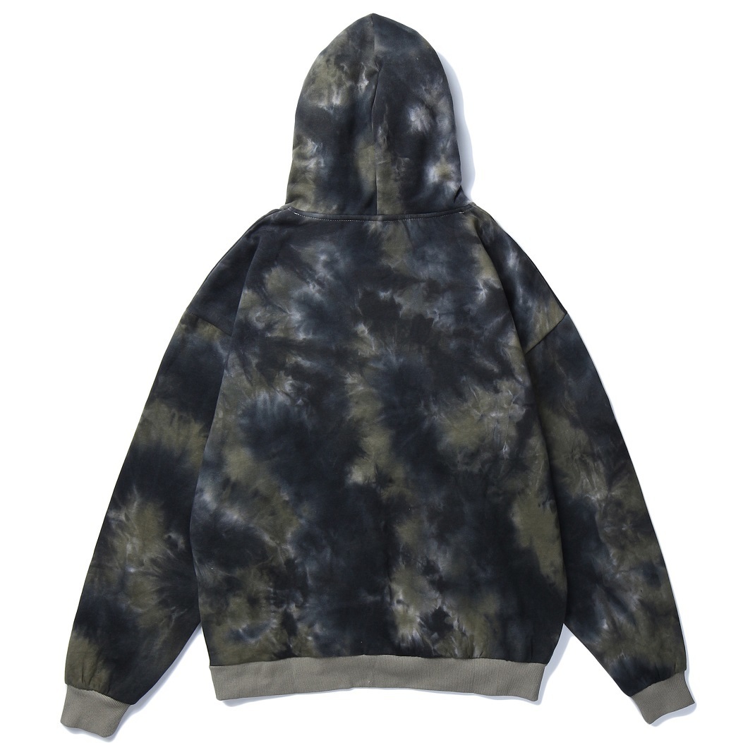 Mens Hip Hop Tie dye Hoodie Sweatshirt Graffiti Streetwear Harajuku Hoodies Pullover Hipster Clothes Autumn Hoodie tops 201020