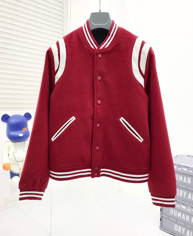 Coats TRAVIS limited woolen leather sleeve stitching embroidery baseball uniform men loose trend coat menand women cotton jacket, Garbage bags
Coats TRAVIS limited woolen leather sleeve stitching embroidery baseball uniform men loose trend coat menand women cotton jacket, Garbage bags