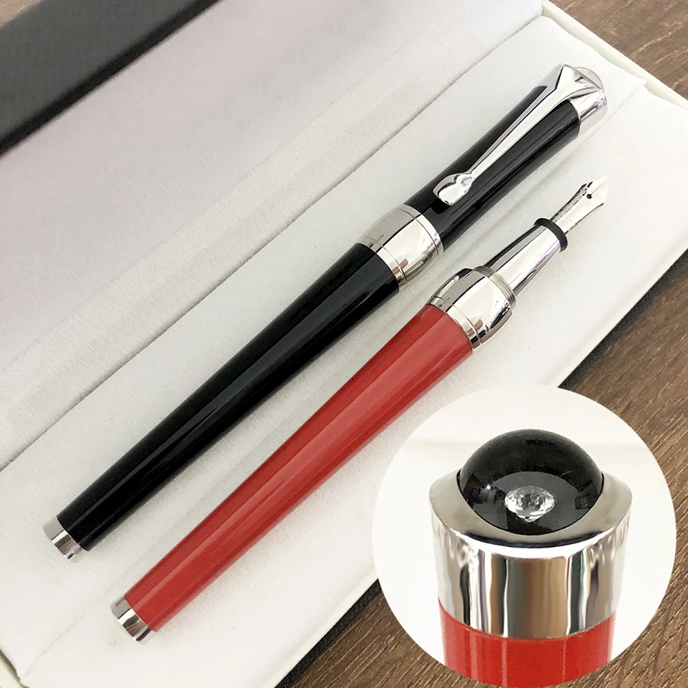 M Series Fountain Pen Resin Suspended Diamond Design School Stationery Office Luxury Pens writing supplies, With box
M Series Fountain Pen Resin Suspended Diamond Design School Stationery Office Luxury Pens writing supplies, With box