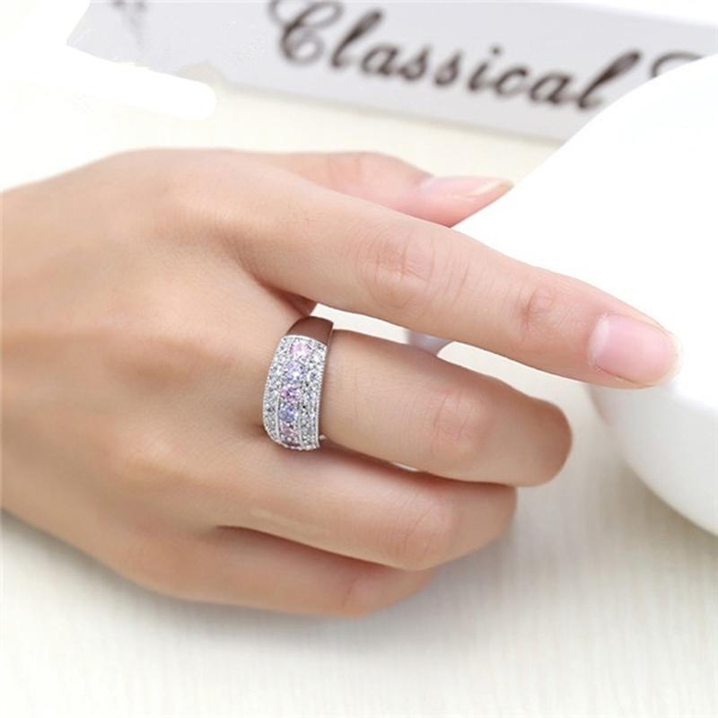Wedding Rings Crystal Ring Exquisite Bohemian With A For Ladies Simple Colorful Engagement Man Woman Jewelry Gift Round
Wedding Rings Crystal Ring Exquisite Bohemian With A For Ladies Simple Colorful Engagement Man Woman Jewelry Gift Round