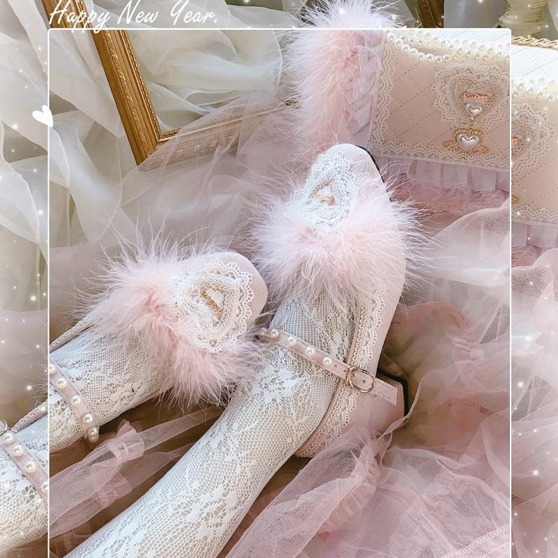Dress Shoes Pumps Women's Feather Down Peach Heart Love Sweet Girl Student Thick Heel Single Mary Jane Shallow Mouth Shoe Handmade, Pink
Dress Shoes Pumps Women's Feather Down Peach Heart Love Sweet Girl Student Thick Heel Single Mary Jane Shallow Mouth Shoe Handmade, Pink