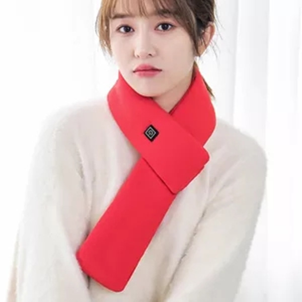 Unisex Rechargeable Heated Scarf Winter Fever Scarf Heated Scarf USB Neck Wrap with Power bank 80 cm Length