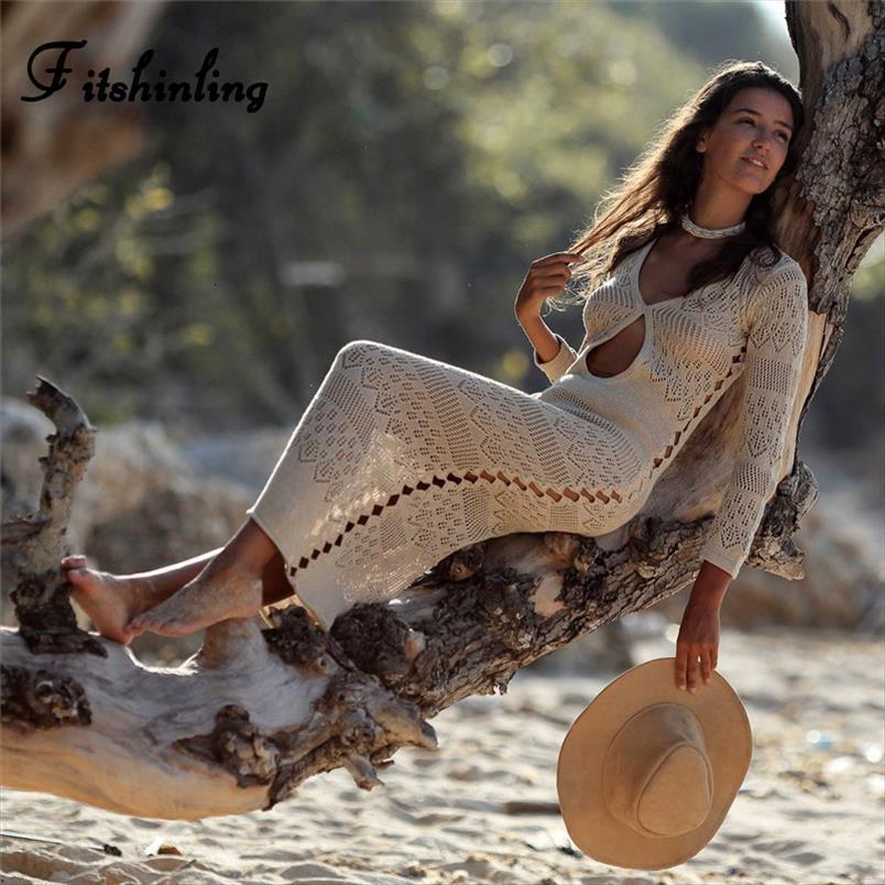 bohemian knitted long dress beach womens cami hollow out v neck pareos slim holiday maxi dresses women swimwear, White
bohemian knitted long dress beach womens cami hollow out v neck pareos slim holiday maxi dresses women swimwear, White